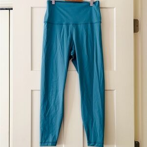 Yogalicious Lux Ankle Leggings in Teal
